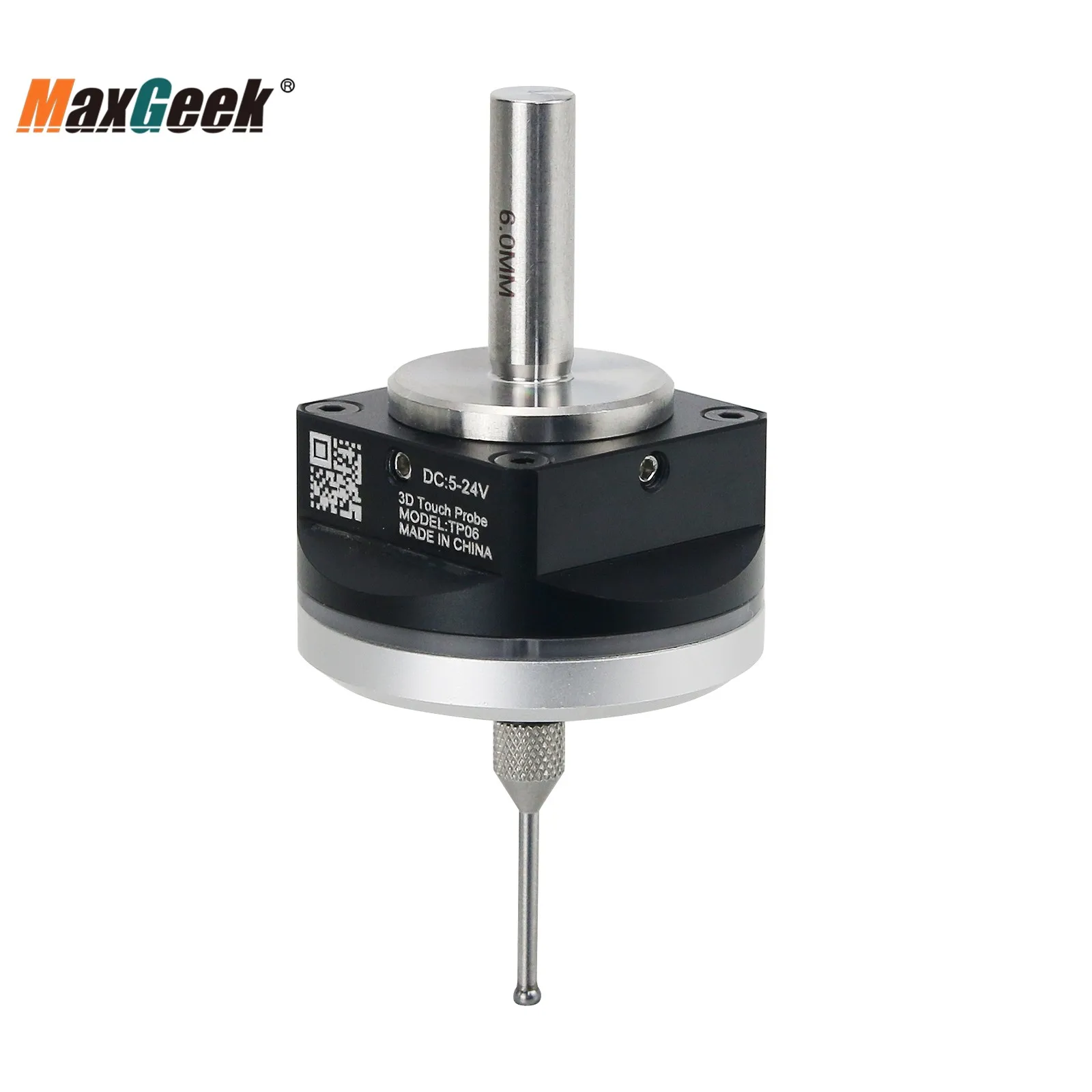 Maxgeek V6 Model6 3D Touch Probe Desktop CNC Touch Probe Edge Finder 6mm-NO Compatible with MACH3 and GRBL