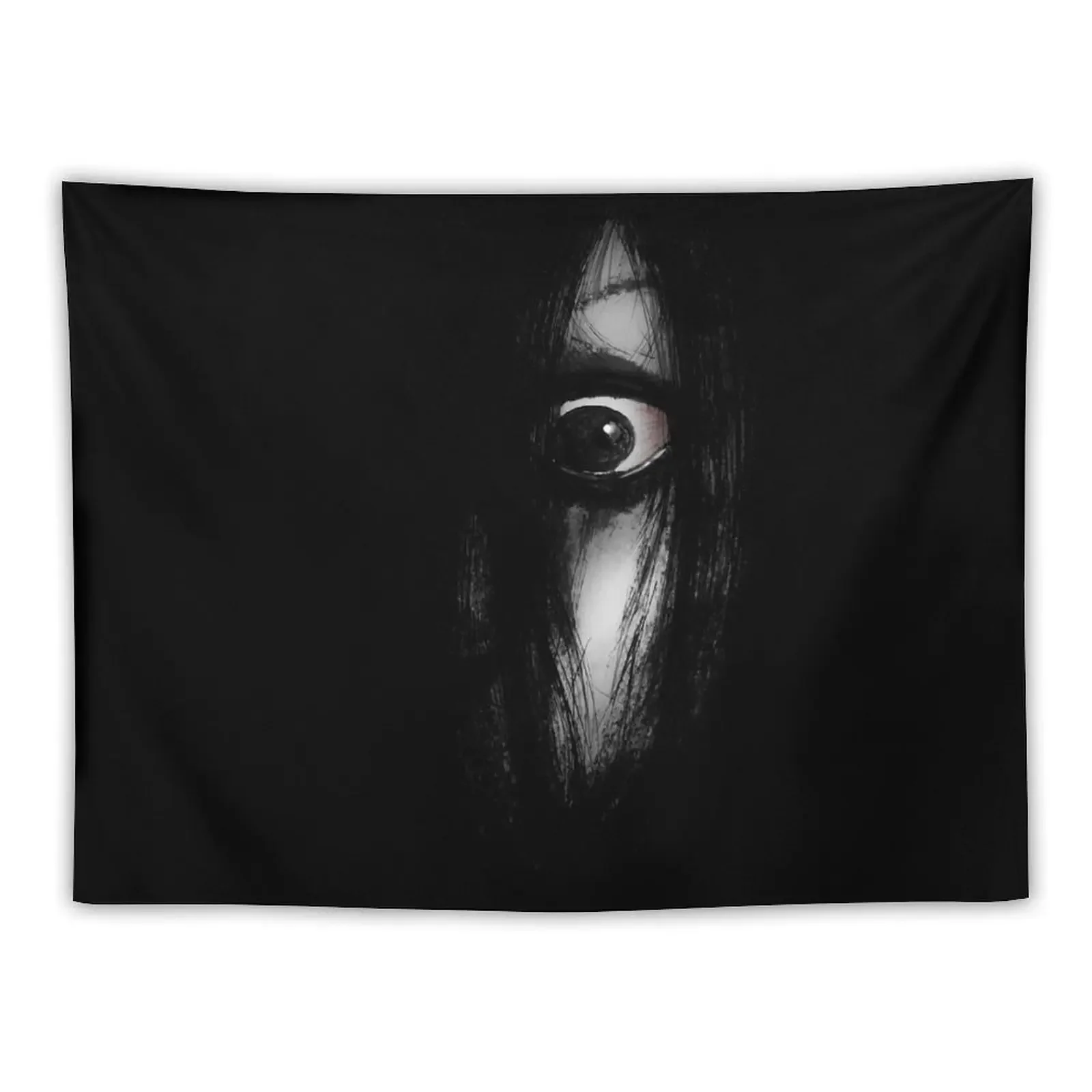 

The Grudge Sketch Tapestry Decoration Room Decorations For Your Bedroom Wall Tapestries Tapestry