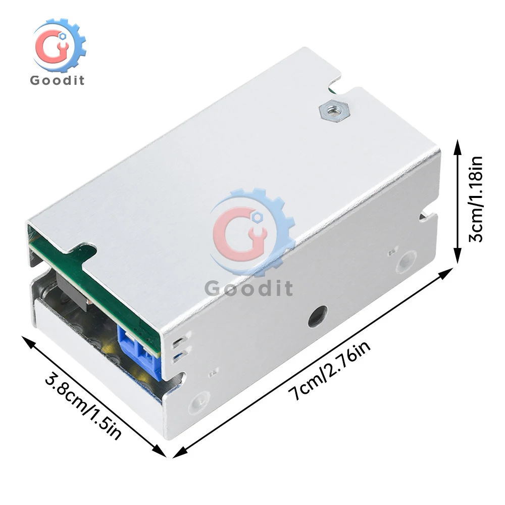 Convertisseur Buck AC 12V/24V Vers DC 5V 5A - Module Alimentation Étanche IP67 Pour Voiture, Caméra, Écran
