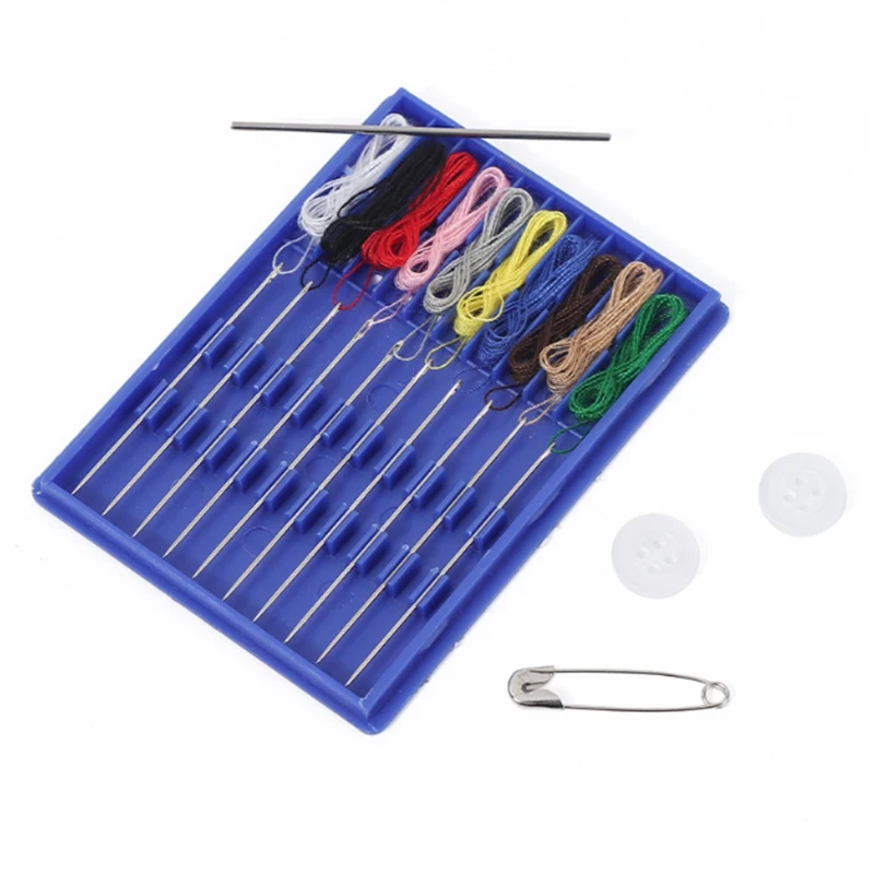 10 цветов, одноразовая коробка для хранения ниток