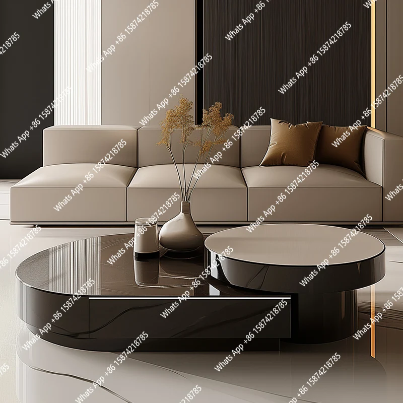 

Luxury Modern Side Table Decoration Storage Living Room Designer Books Moving Coffee Table Writing Couchtisch Home Furniture