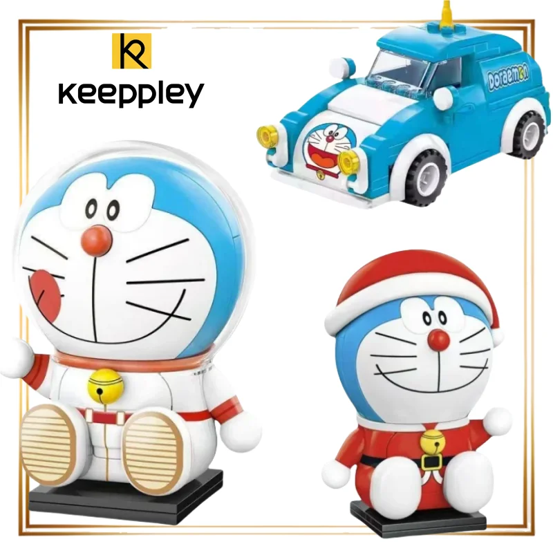 

Keeppley Building Block Doraemon Educational Assembly Toys Holiday Gifts Puzzles for Children Doll Ornaments Anime Perimeter