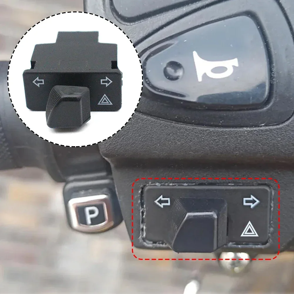 1pc/3cm  Modified Double  Light Turn Signal Starter Single Switch Button For Scooter GY6 Switches 50cc 125cc 150cc Motorcycle