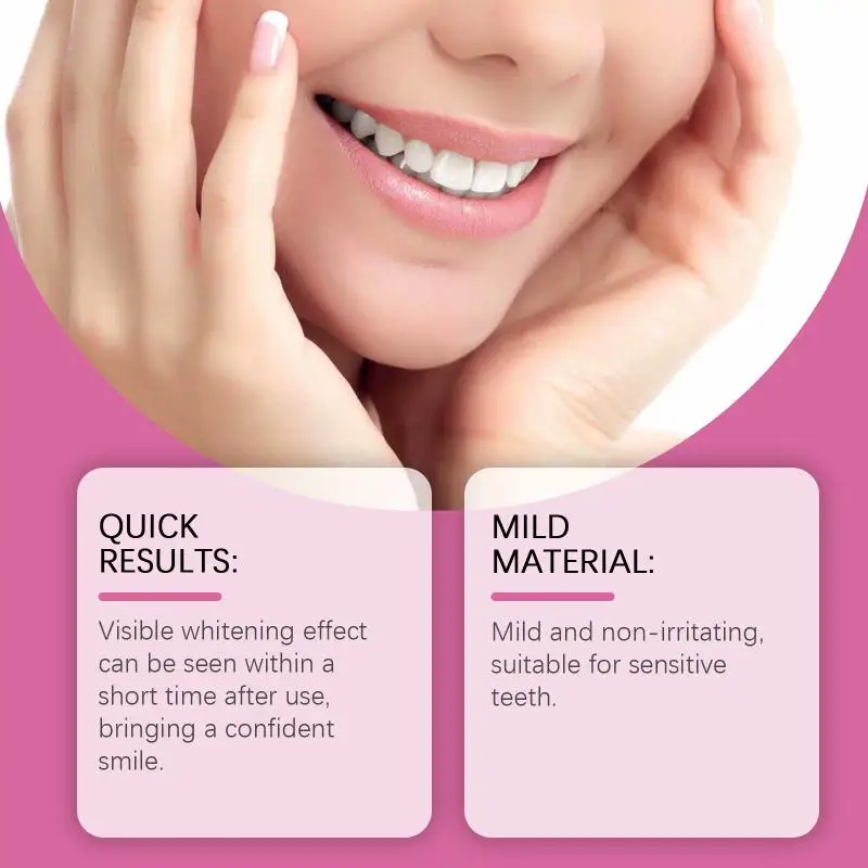Teeth Whitening Strips: Clean Oral Stains, Tartar and Yellow Teeth, Brighten Teeth, Portable Whitening Strips