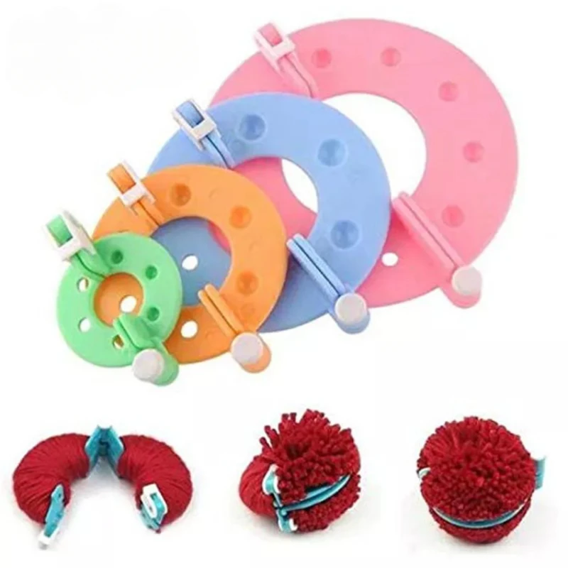 1szt Wool ball Maker Knitted Tools Yarn Pompon Wool Plush Ball Set Fluff Ball Weaver Wool Ball Production Tools Pompoms