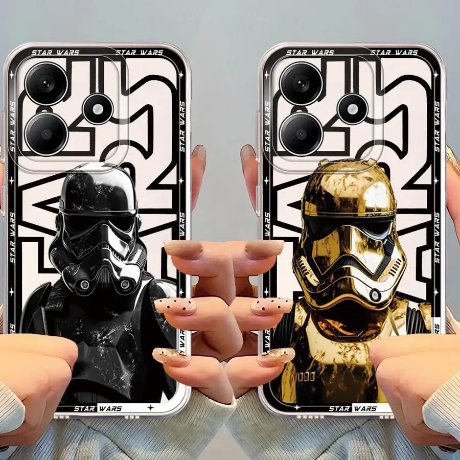 Custodia morbida per telefono per Redmi Note 11S 13C 9S 14C 9 10 11 Pro 12S 12 13 14 Pro Plus A4 10Lite 10S S-Stars Wars Hero