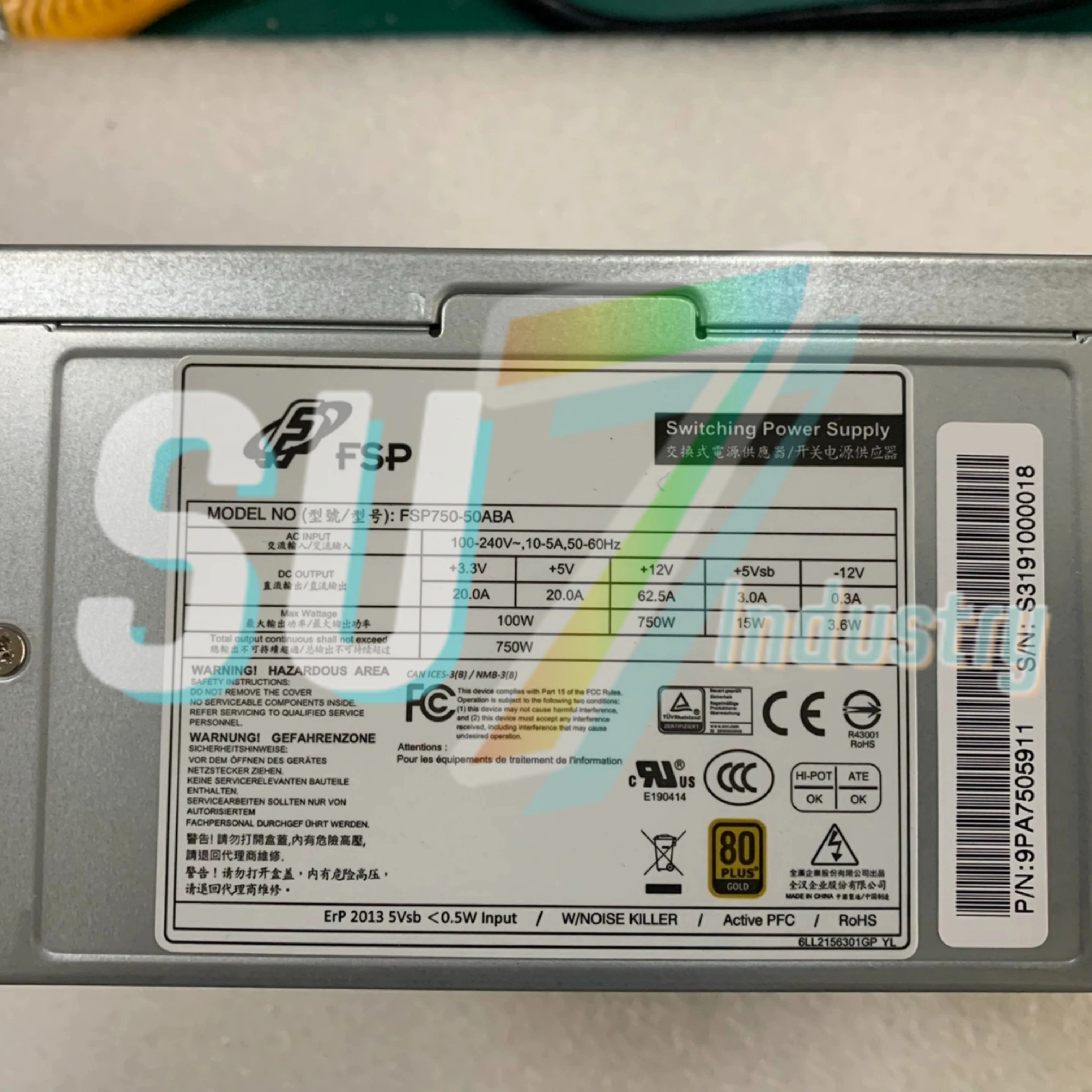 新しいオリジナル産業用コンピュータ電源 FSP600-80PSA FSP600-80PSA (SK) FSP650-80GLC FSP700-80PSA FSP750-50ABA