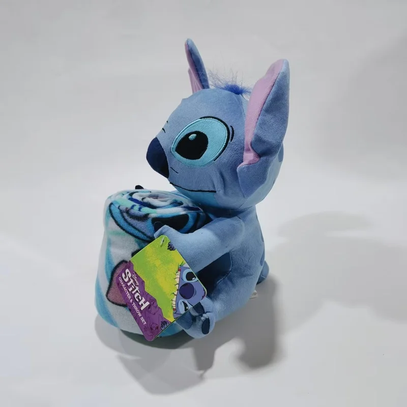 جديد ديزني ليلو وستيتش المعانقة بطانية غرزة أفخم دمية لطيف عروسة كارتون نموذج الديكور الأطفال لعبة مهدئة هدية عيد