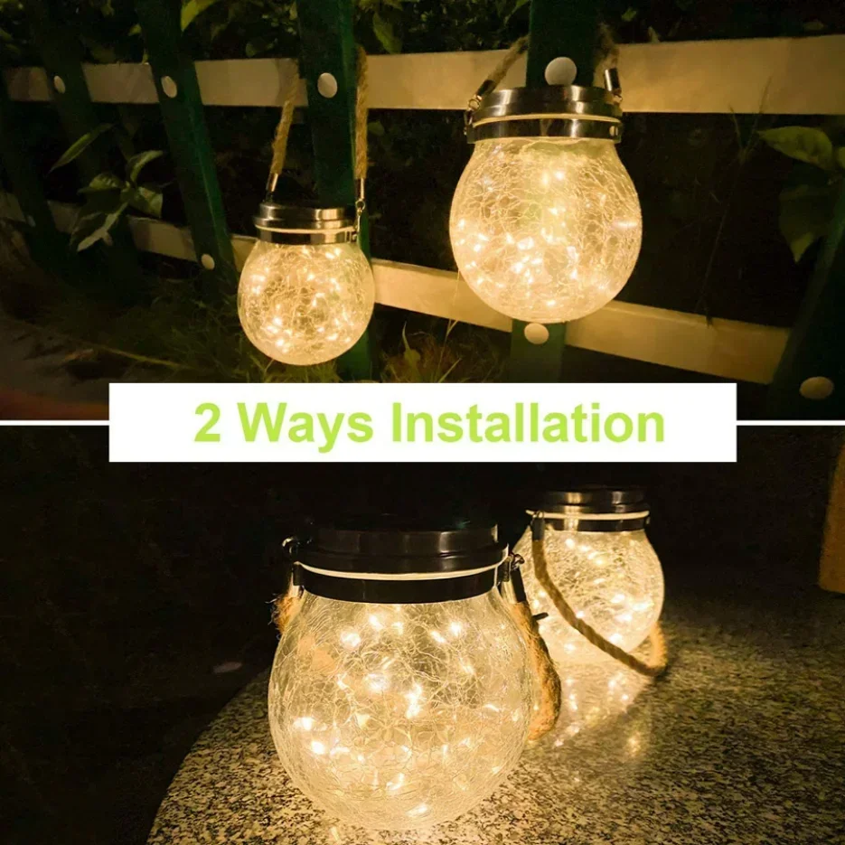 Festoon Led Light Hanging Solar   Outdoor Waterproof Fairy s  Lanterns Christmas Decoration Wall Lamp