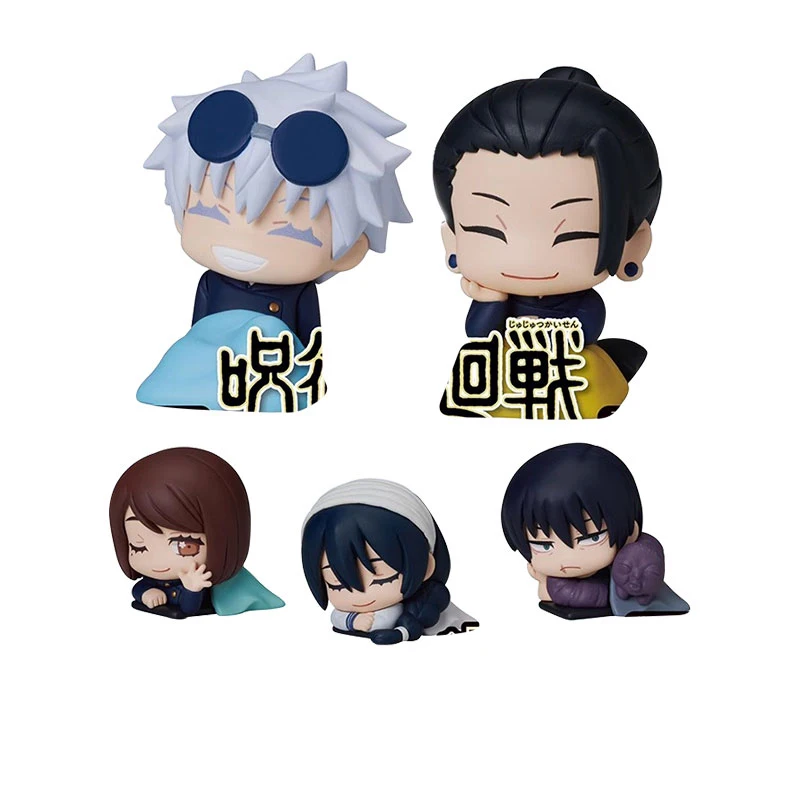 Genuine Jujutsu Kaisen Ieiri Shoko Geto Suguru Fushiguro Toji Amanai Riko Sleep Bed Bed Collect ornaments Figure Model Toys