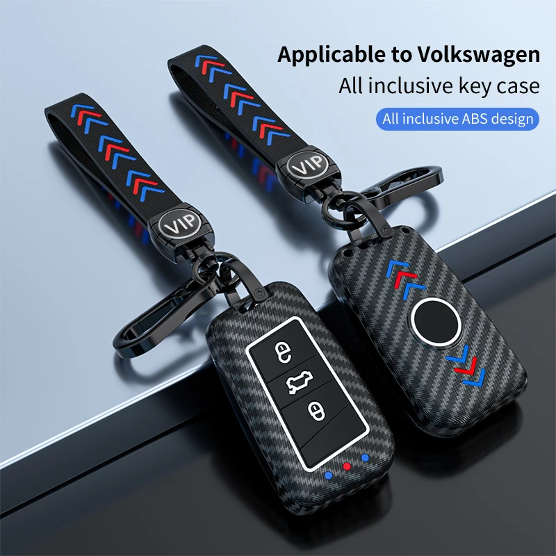 

1PCS Car Remote Key Case Shell Cover Fob For Volkswagen VW Magotan Passat B8 Golf For Skoda Superb A7 Car Interior Accessories