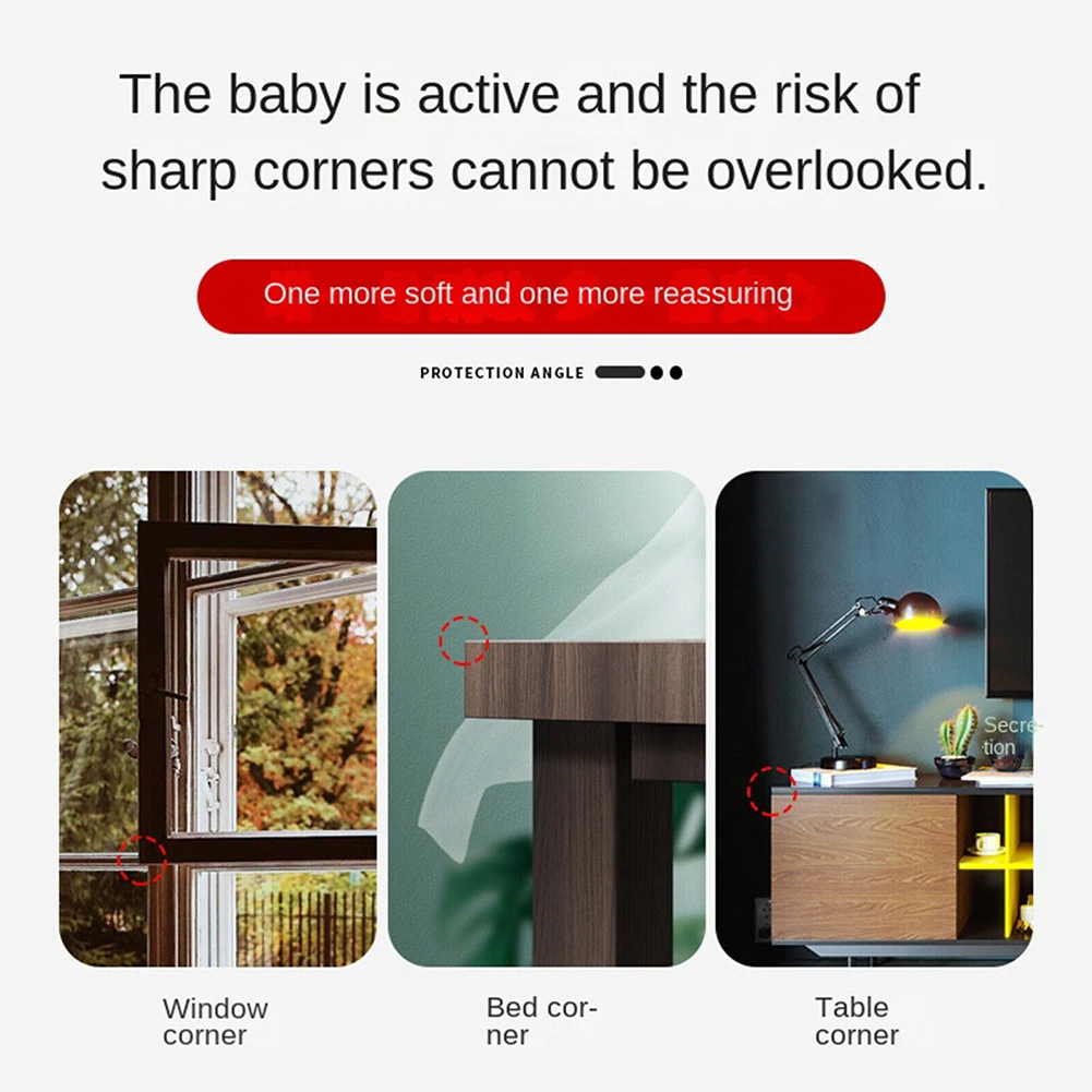 Home Safety Essentials Set of 10 Childproofing Corner Edge Covers that Blend Seamlessly with Any Interior Design