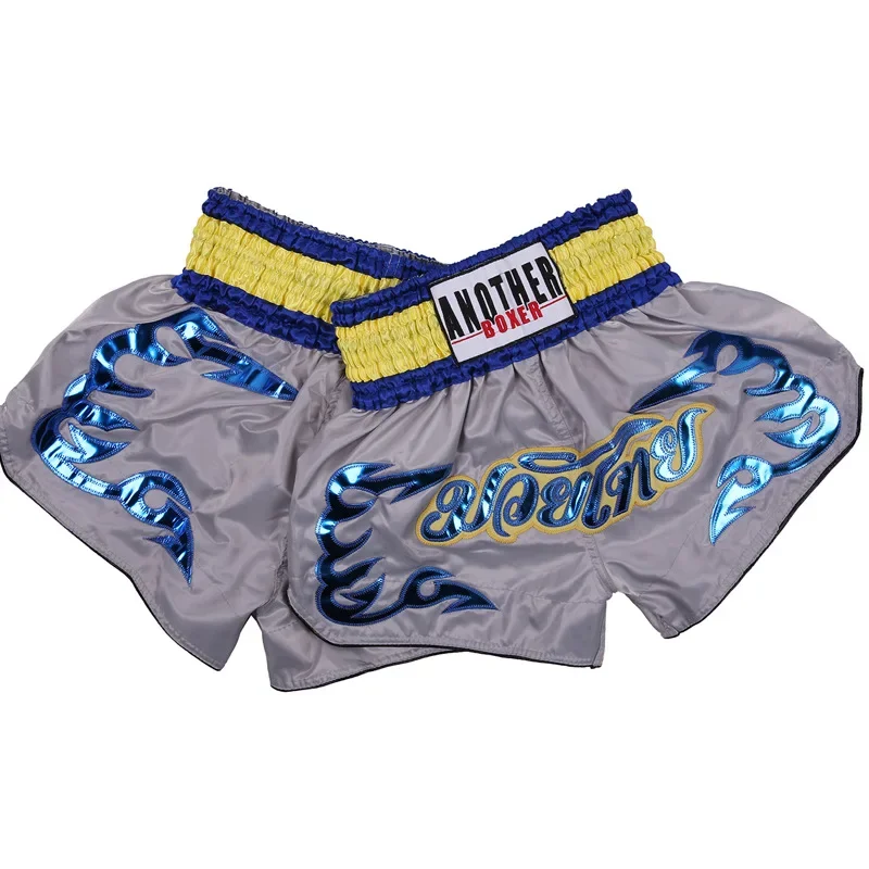 Pantaloni da boxe in poliestere per uomo, stampa, pantaloncini MMA, Fight Grappling Short, Kick Gel, pantaloni Muay Thai, Hot, 2024