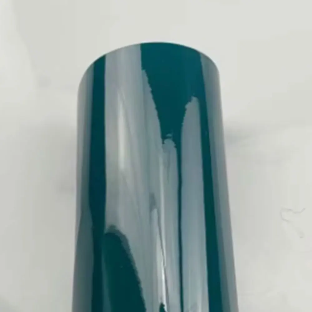 

30/50CM*152CM HD Super Gloss Hell Green Vinyl Wrap Film PET Whole Car Covering Film Foil With Air Release Initial Low Tack Glue