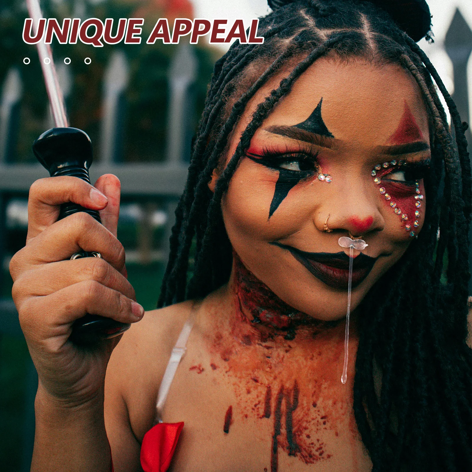 50Pcs Realistic Snot Prop Fake Gross Prank Kit Halloween April Fools Day Party Prank Accessories Funny Gag Game