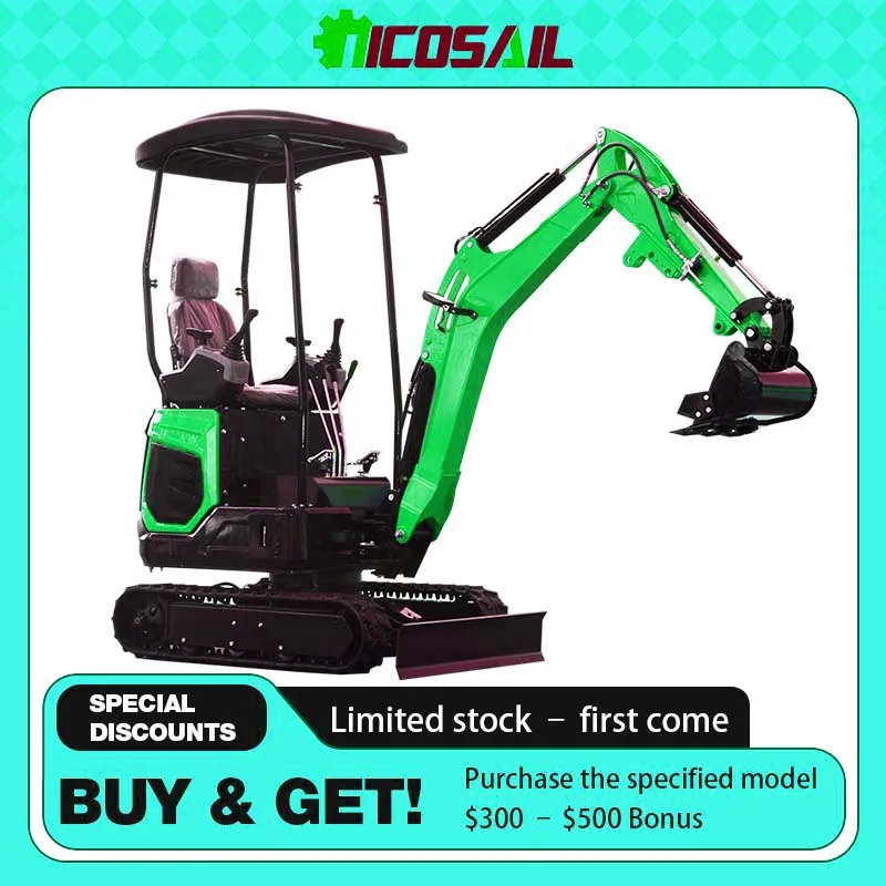

1.8-ton hydraulic excavator mini garden farm with the strongest machine power and high performance for sale