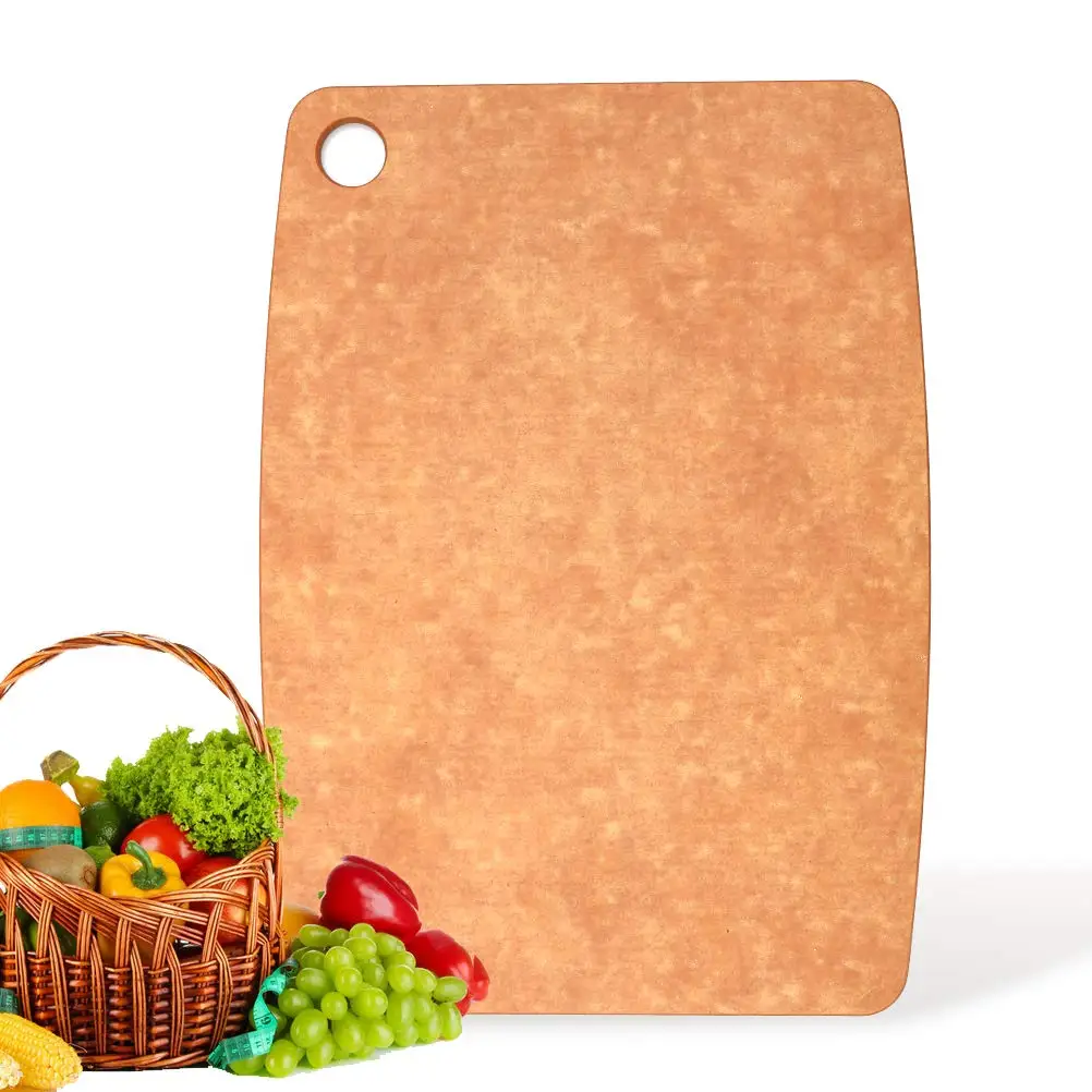 Kitchen Series Cutting Board, 100% Natural Wood Fiber Cutting Boards, Non-Slip Non-Porous Chopping Board