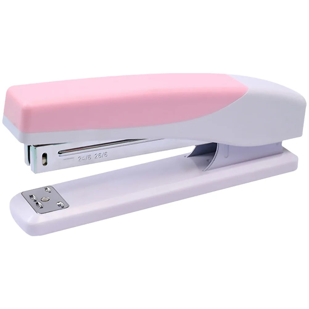 Dual Color Stapler Large Capacity Labor-Saving Desktop Stapler For Office Home School Multi-Function Binding Tool