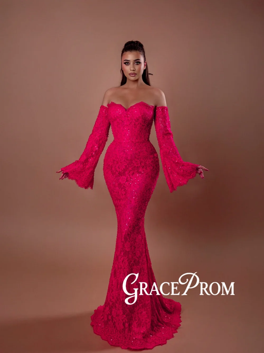 

Элегантное вечернее платье с бисером и цветочным кружевом, со съемными рукавами, фасон «русалка», длинное, для свадебных и праздничных мероприятий, на заказ, шикарное, для банкетов и вечеринок