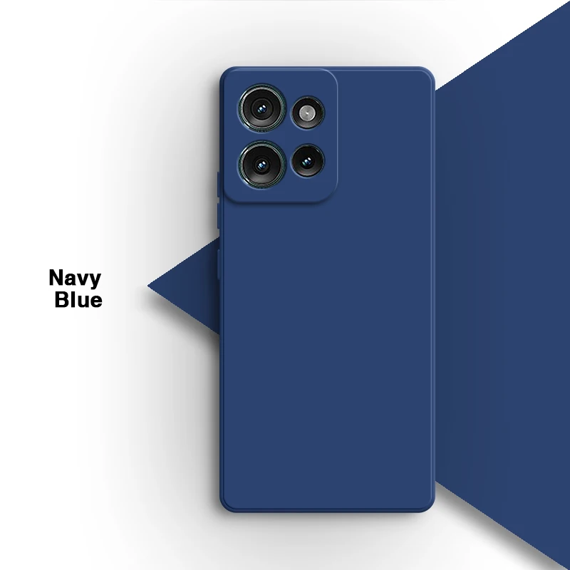 حافظة هاتف من السيليكون السائل الناعم غطاء خلفي لهاتف موتورولا موتو إيدج 50 برو نيو فيوجن 50 برو 50 نيو 5 جرام كلاسيك شل