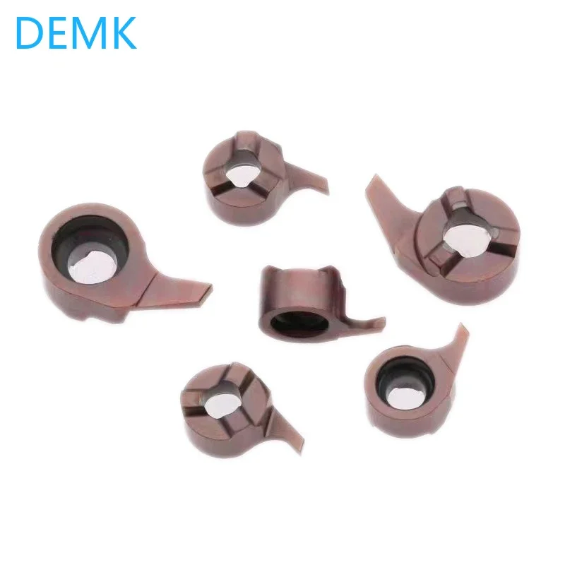 Cnc Torno de Metal Ferramentas de Gerencio Sulco Cortadores Grooving Inserções para Interno Pequeno Furo Corte 10 Peças Mb05gr Mb-07gr Mb-09gr