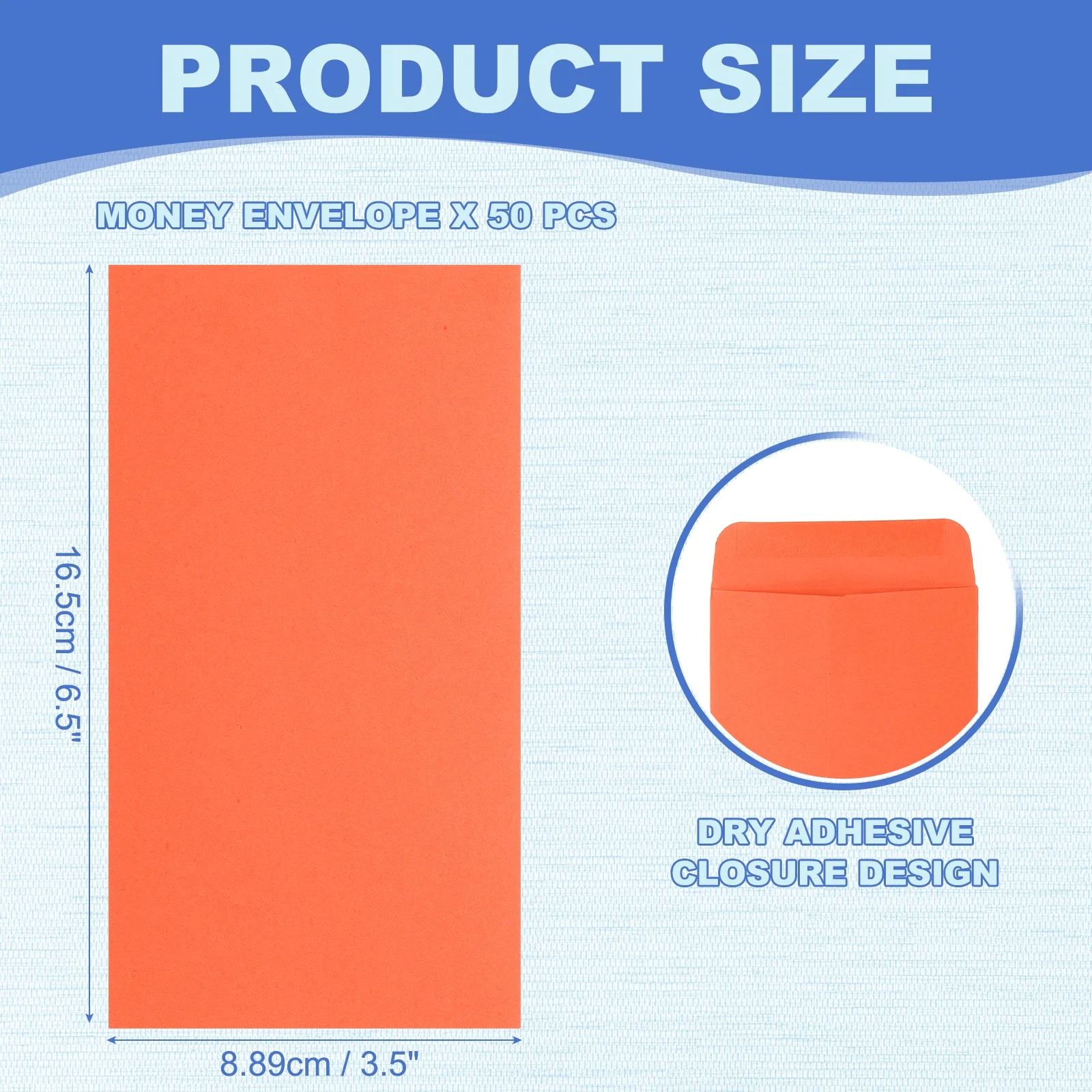 50Pcs Money Envelope 16.5x8.89cm Cash Envelopes Money Holder Bags Budgeting Saving Challenge Letter Gift Card Packaging Envelope