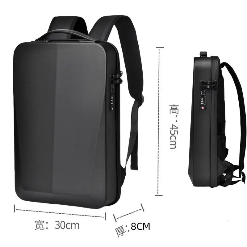 Expansion Hard Shell Backpack Men's 17-inch Large Capacity Waterproof Computer E-sports Bag Anti-theft Travel Riding Backpack