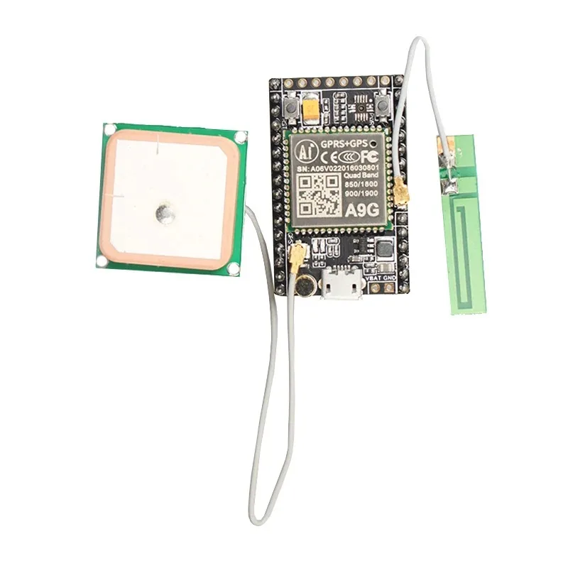 modulo de posicionamento de navegacao quad band gsm gprs gps bds gnss receptor voz sms a9g 850 mhz 900mhz 1800 mhz 1900mhz fz3022 01