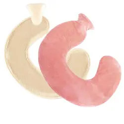 U Shape Hot Water Bottle Premium Rubber Hose Hot Water Bottle, for Neck, Back, Shoulder and Legs (Single Head)