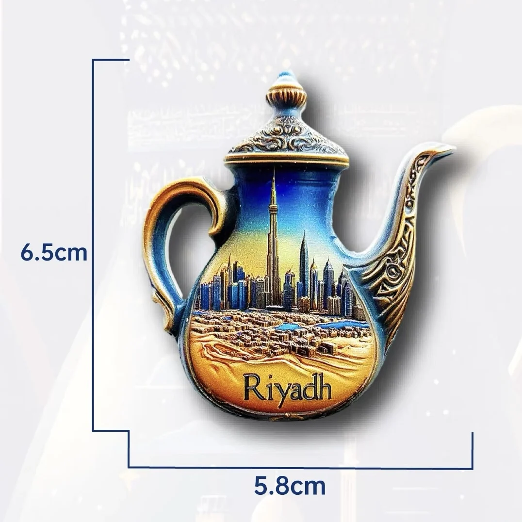 Saudi Arabia Camel Fridge Magnet 3D Resin Desert Tourism Souvenir Magnetic Sticker Home Decoration Gift