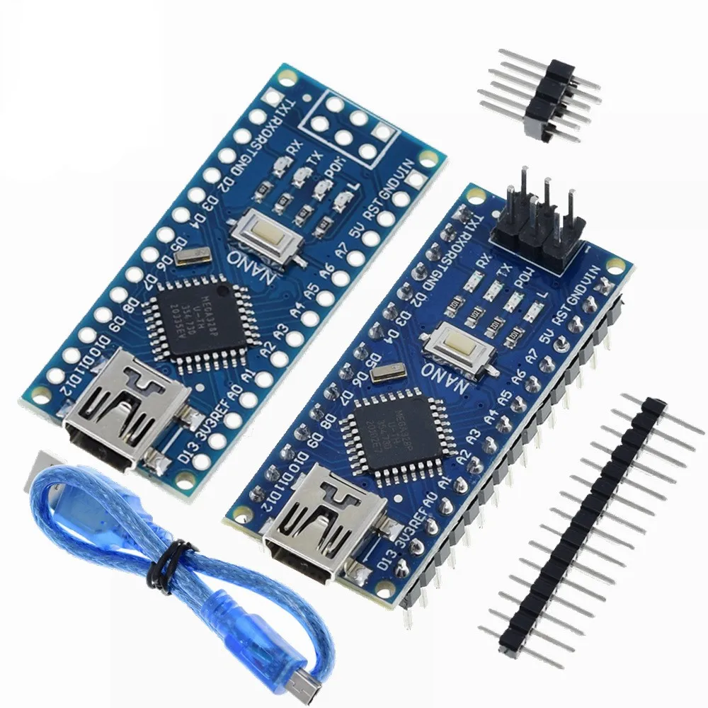 Arduinos NANO V3.0 Atmega328P Mini USB Cable 5V CH340G Drive Learning Module Development Board for Arduino Nano V3 Compatible