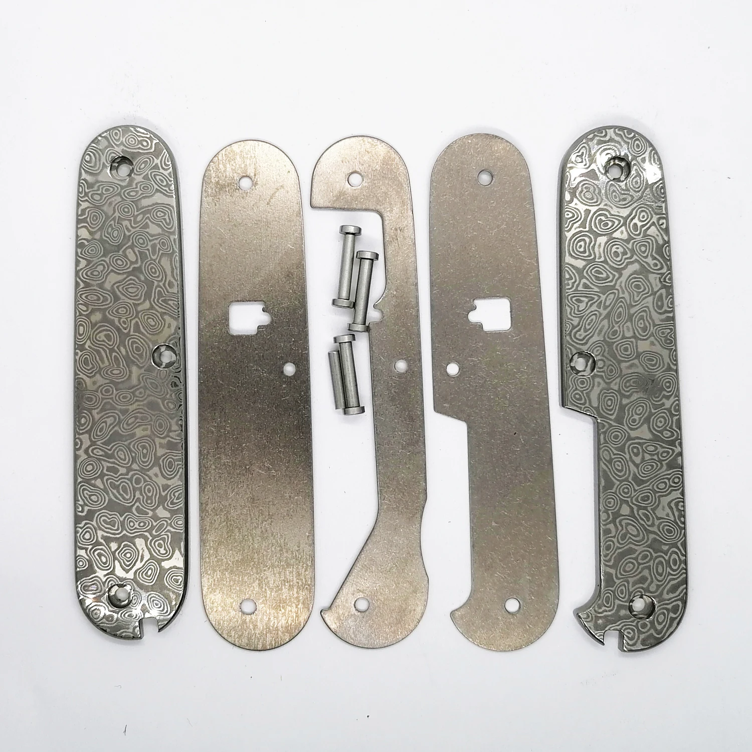 

1 Pair Pattern Steel Scales for 91mm Victorinox Swiss Army Knife Scale 91mm SAK Scales