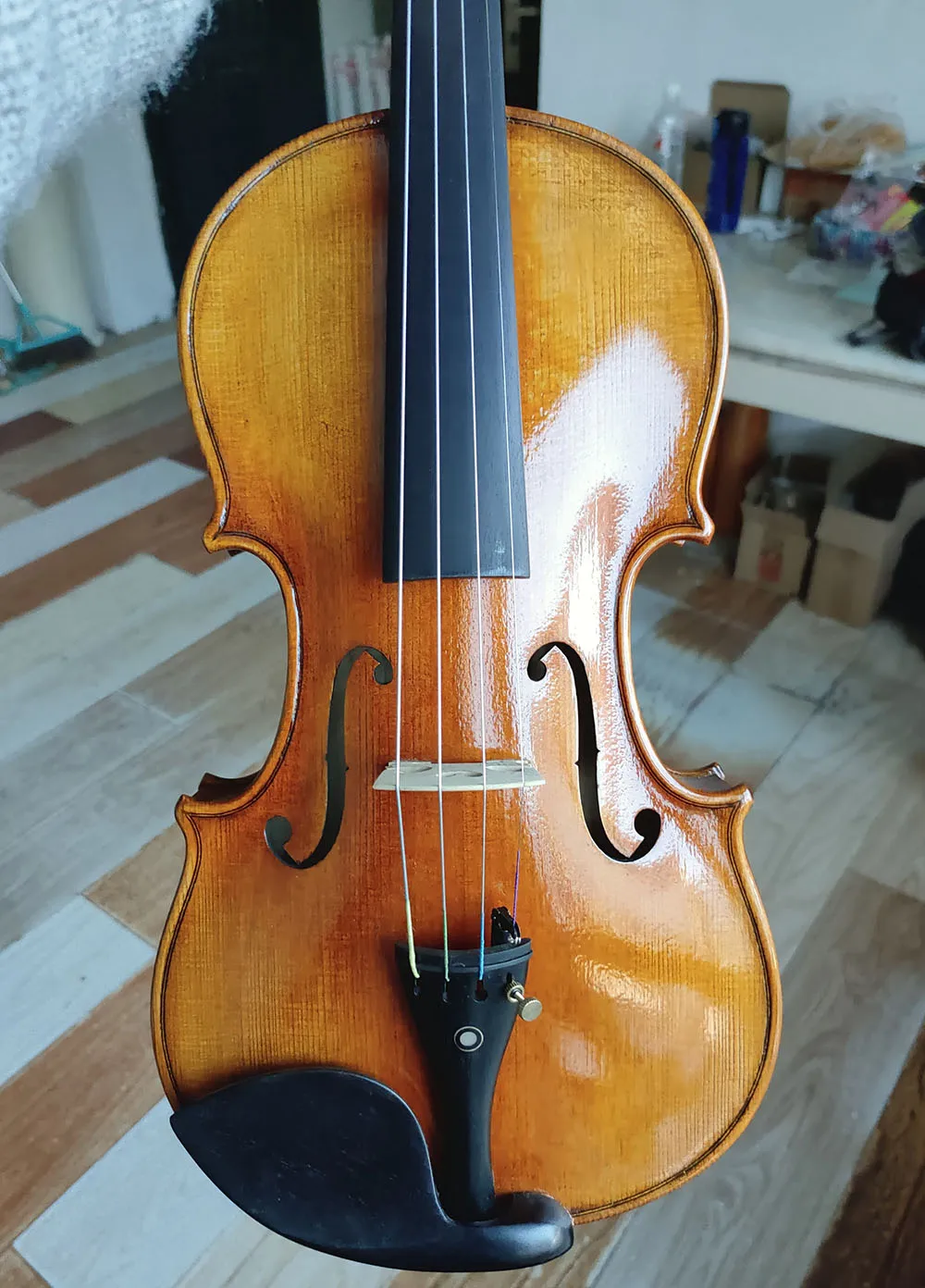 Antonio Stradivarius Cremonese 1715 Professional Violin Size 4/4 #3386 European Wood Hand Made Oil Varnish