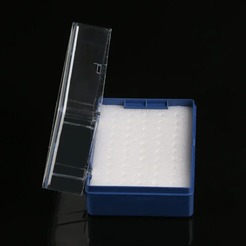 Plastic Storage Box With Foam Milling Cutter For 50 PCB Drill Bits