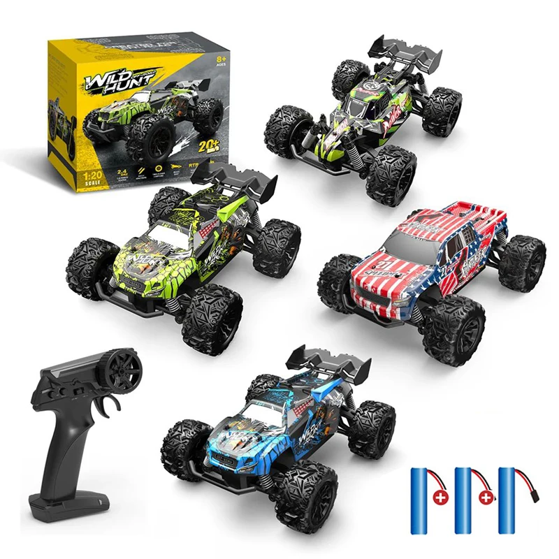 

High-Speed 2.4G 4WD RC Off-Road Vehicle Boys' Model Remote Control Car Four-Wheel Drive Drift Climbing Toy