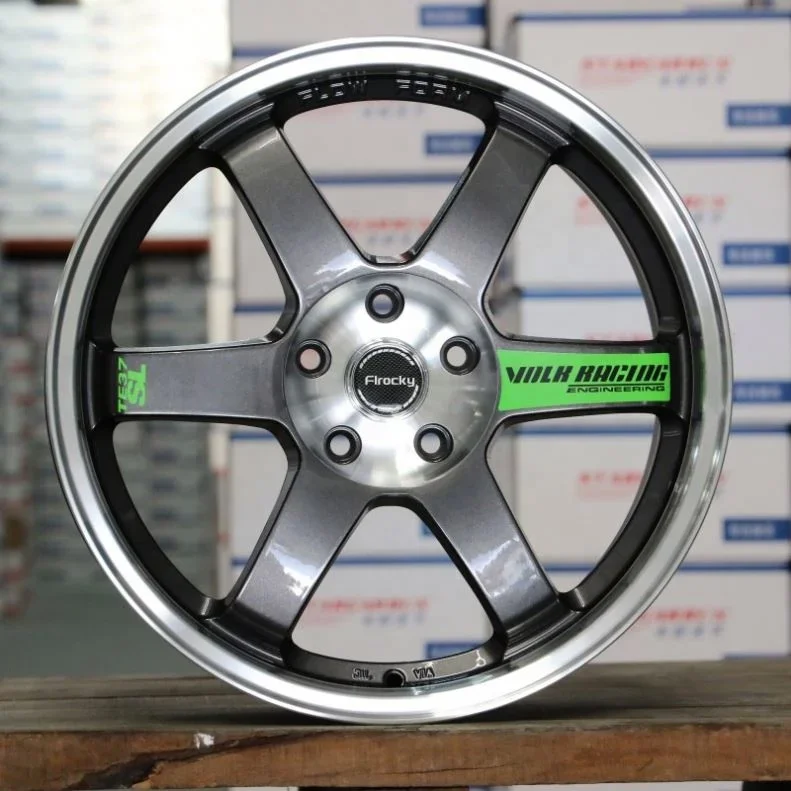 for passenger car wheel rims 15  16 17  18 19 inch  PCD 4X100 4x114.3 5x100 5x112 5x114.3 5x120  ET38 40 FOR TE37