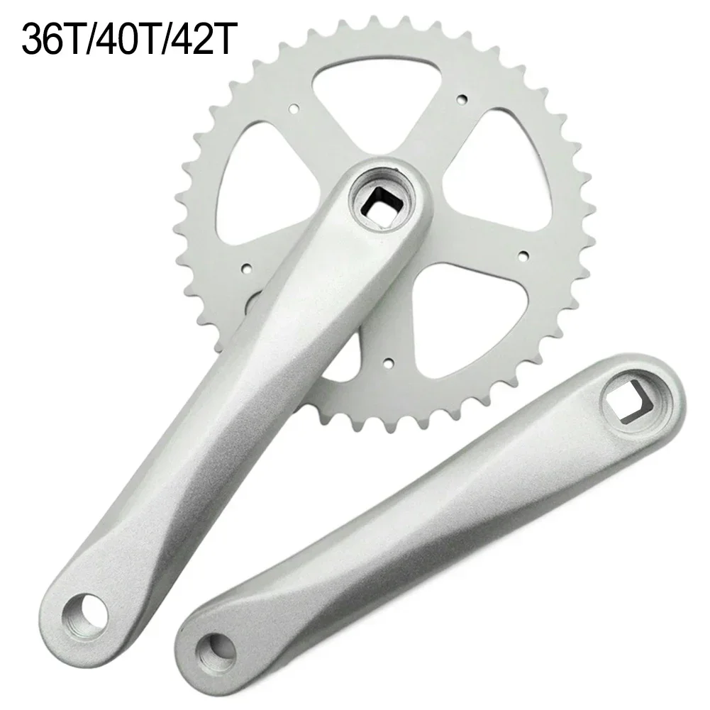 Mountain Bike Chainwheel Set Crankset Chainset 170mm Square Taper 40T 36T Crank Bike Cycling Chain-rings Chainwheel