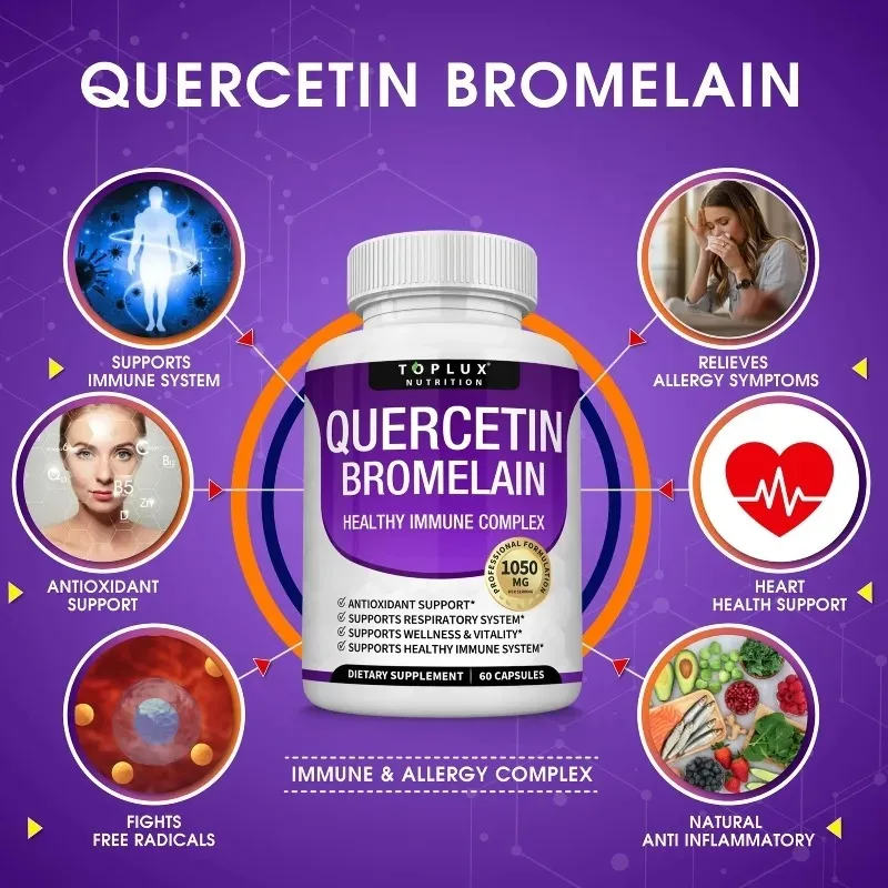 Капсулы с кверцетином и бромел – обзор и цена Wellness Quercetin