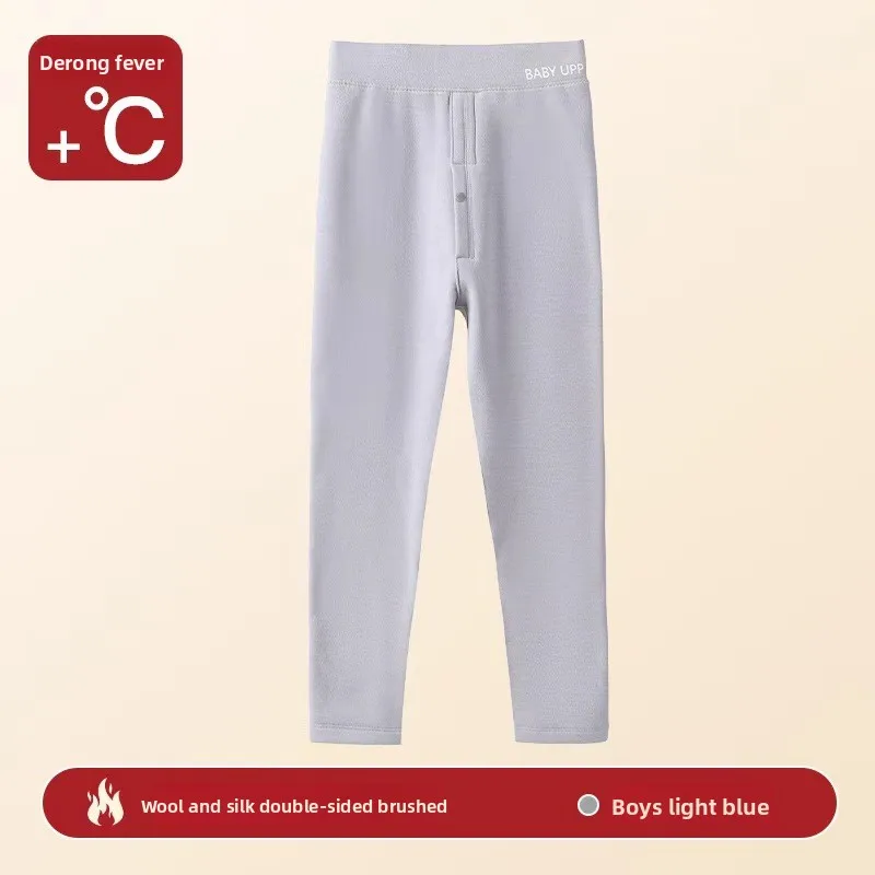 Boys' Thermal Pants Autumn Winter Breathable Leggings Thick Kids' Inner Children Long Underwear Kid Man's Pants Everyday Wear