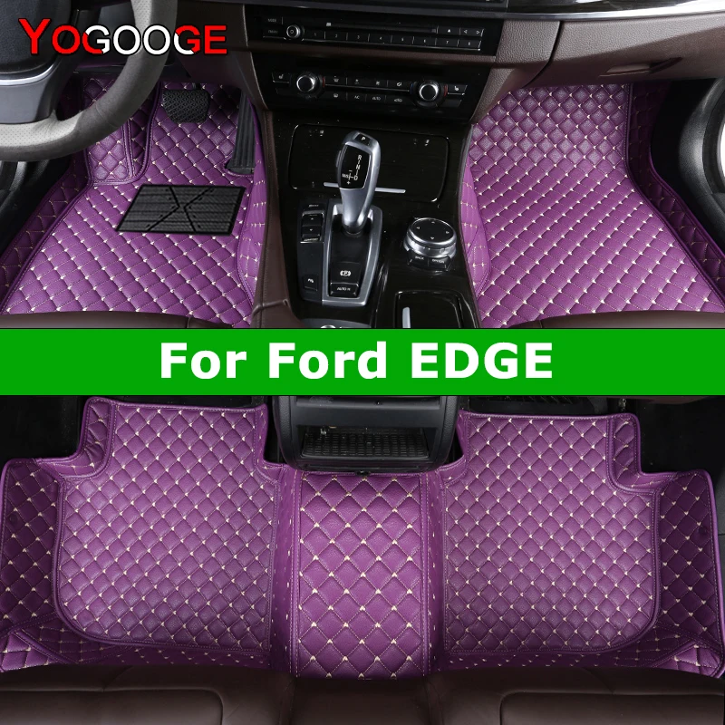 

YOGOOGE пользовательские автомобильные коврики для Ford EDGE авто ковры аксессуары для ног Coche