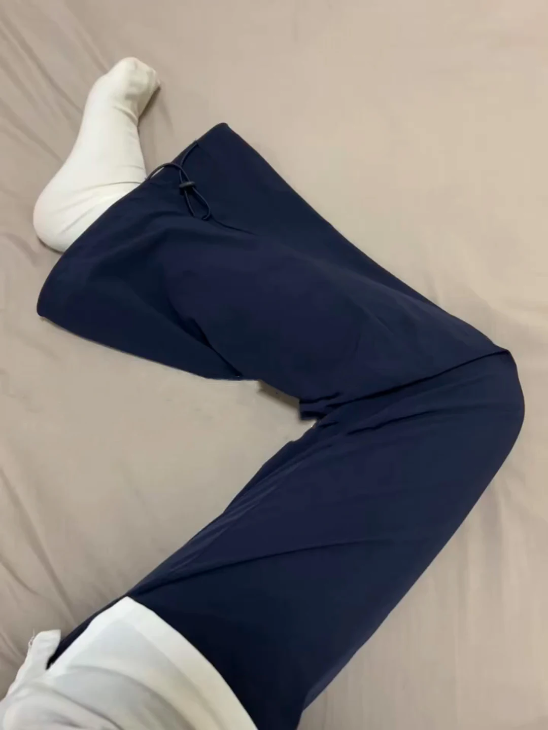 

Qui Dry Micro Flared Pants Women's Sle Autumn American Soft ell Jaet Straight Leg Sports Long Trousers