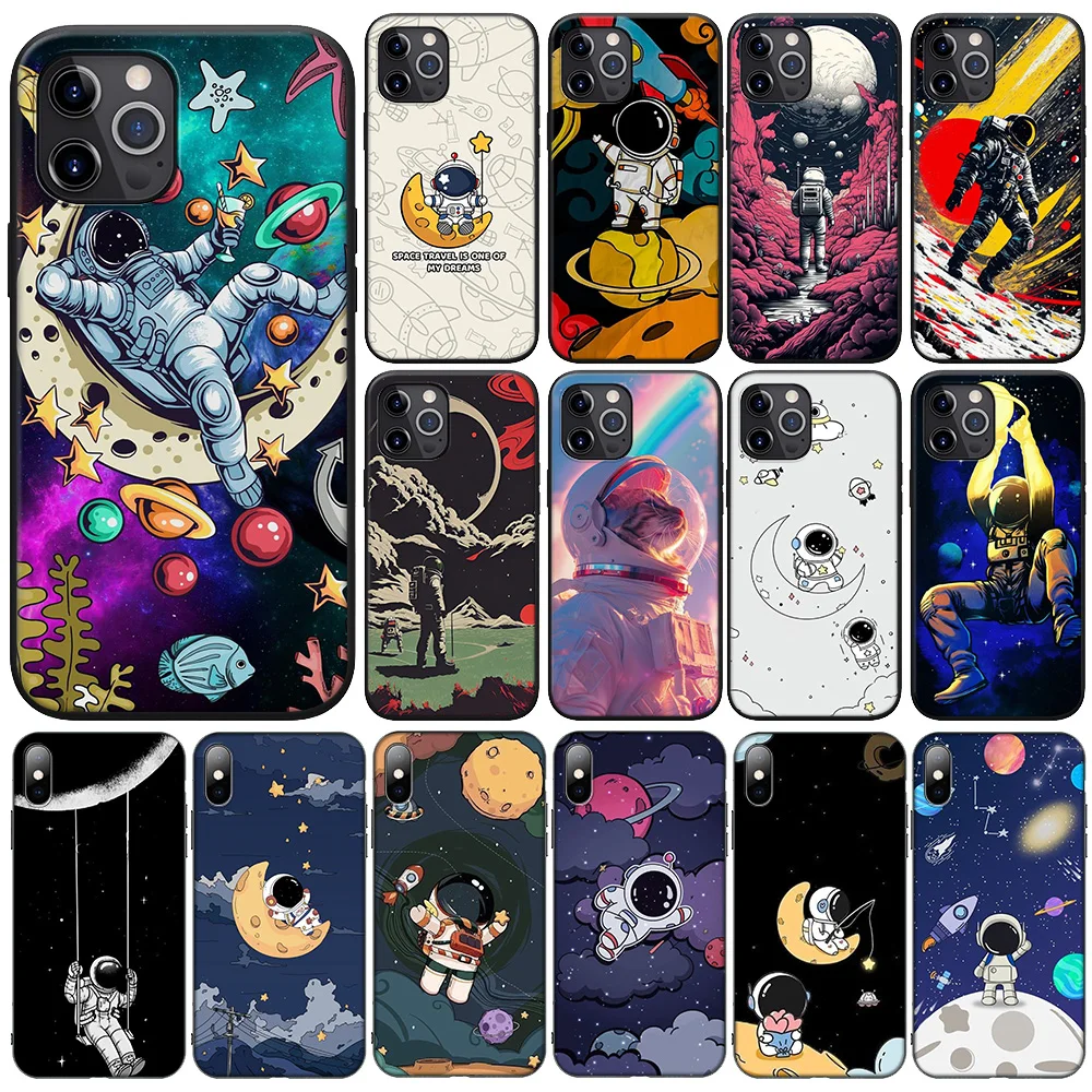 F-120 Moon Astronaut  Sky New Phone Case for Huawei Nova 5T 4E 3i 3 2 2i Y6 Y6P Y7 Y9 Honor 20 20s 9X 7C Prime Lite 2019