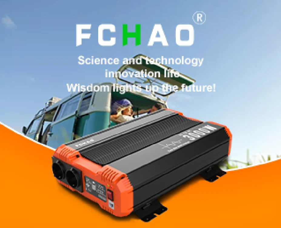 1800W Power Inverter DC 12V to AC 110V 230V Voltage Converter with EU Socket LCD Display for RV Car Home Appliances for FCHAO view 6
