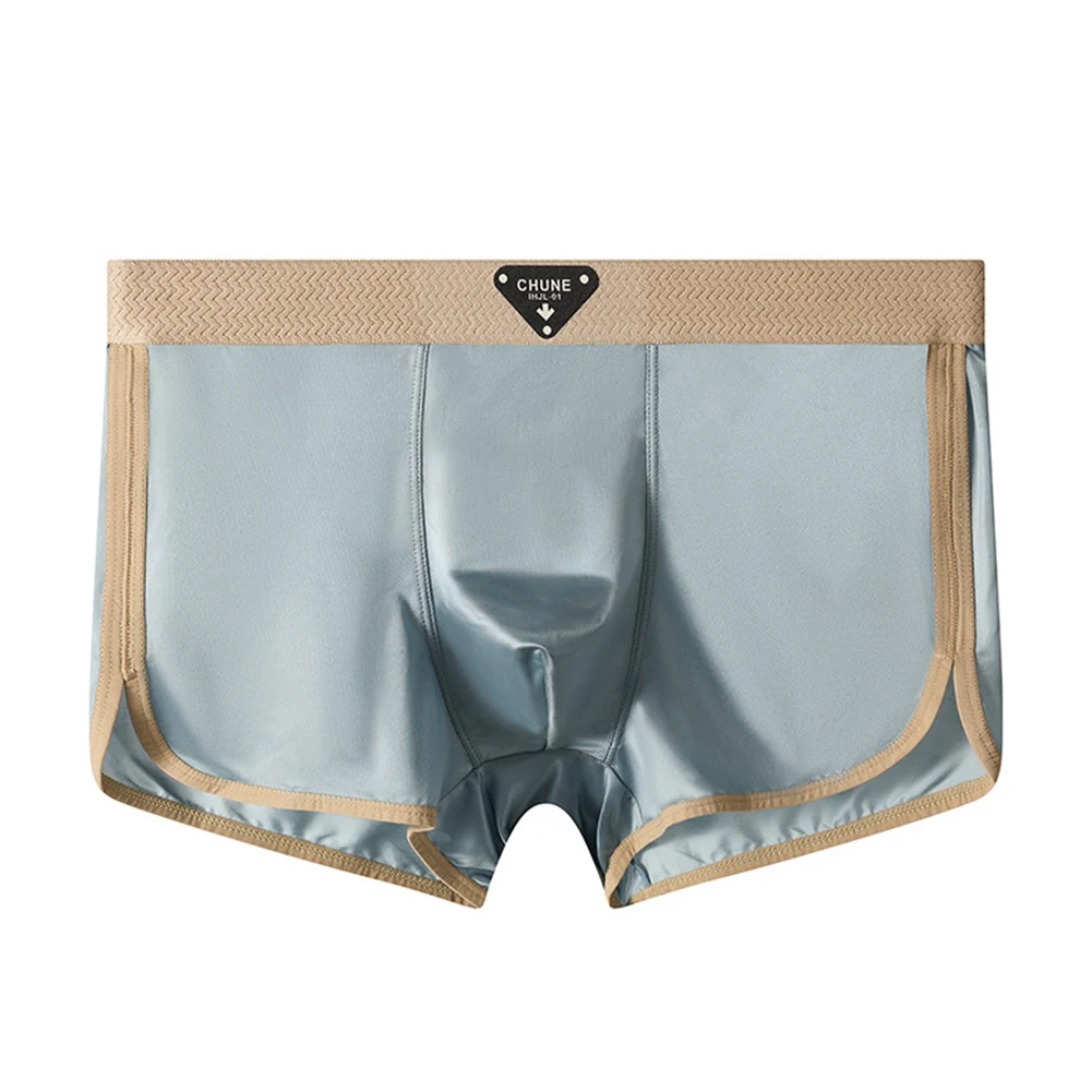 Perfect For Relaxing Ice Silk Underwear Comfortable Soft Boxers For Men 30 Spandex Material Brand New Condition