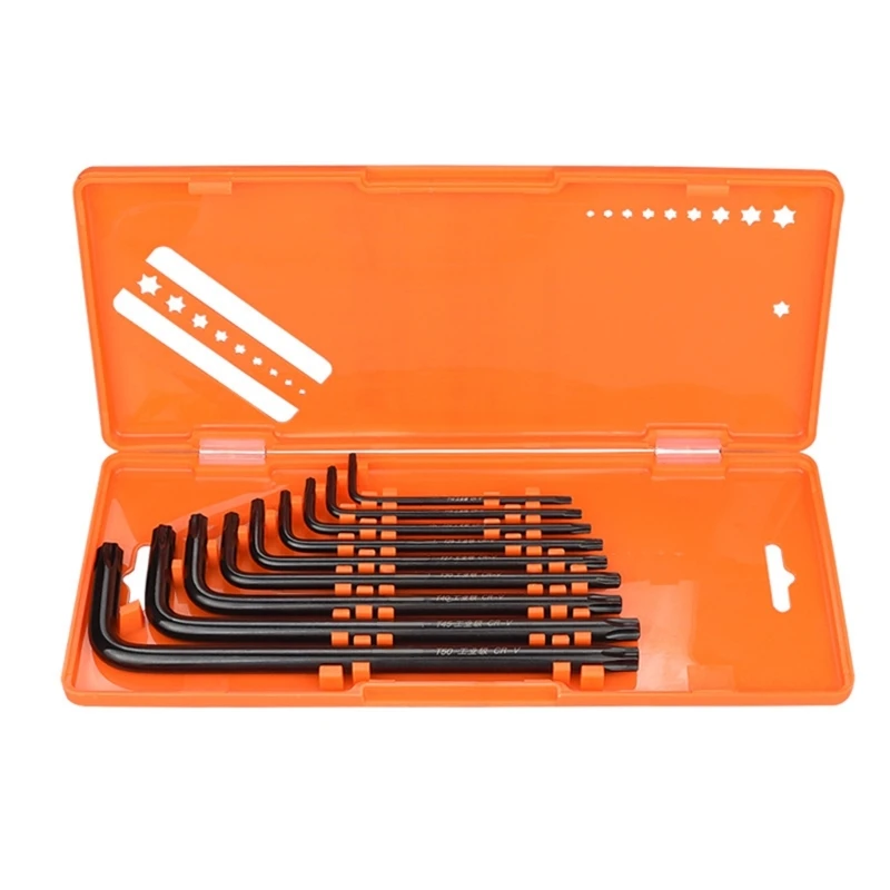 9 Chiếc Chìa Khóa Allen Cờ Lê Kéo Dài Cánh Tay Bóng Cấp Lục Giác Bộ Chìa Khóa Cờ Lê Hình Chữ L Trang Sức Giọt
