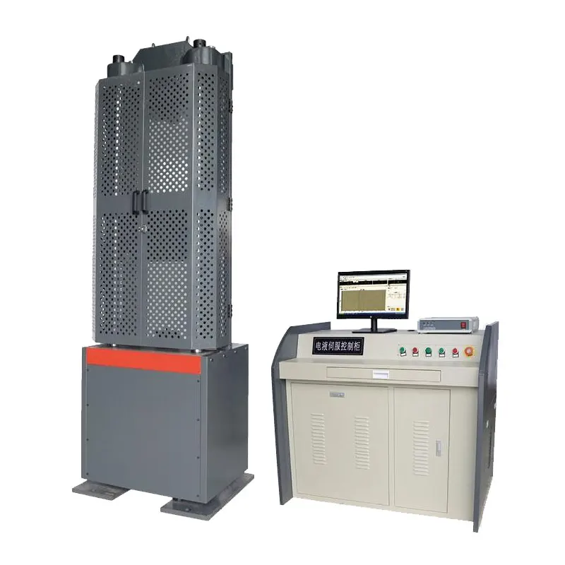 Microcomputer Control Electro Hydraulic Servo Universal Test Machine Price/1000kN Electro-hydraulic Servo Steel Strand Tester