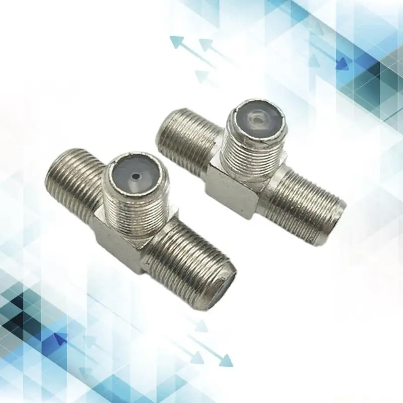 M5TD F Female 3 Way Connectors Efficient for Multi Devices Entertainment Setups Home