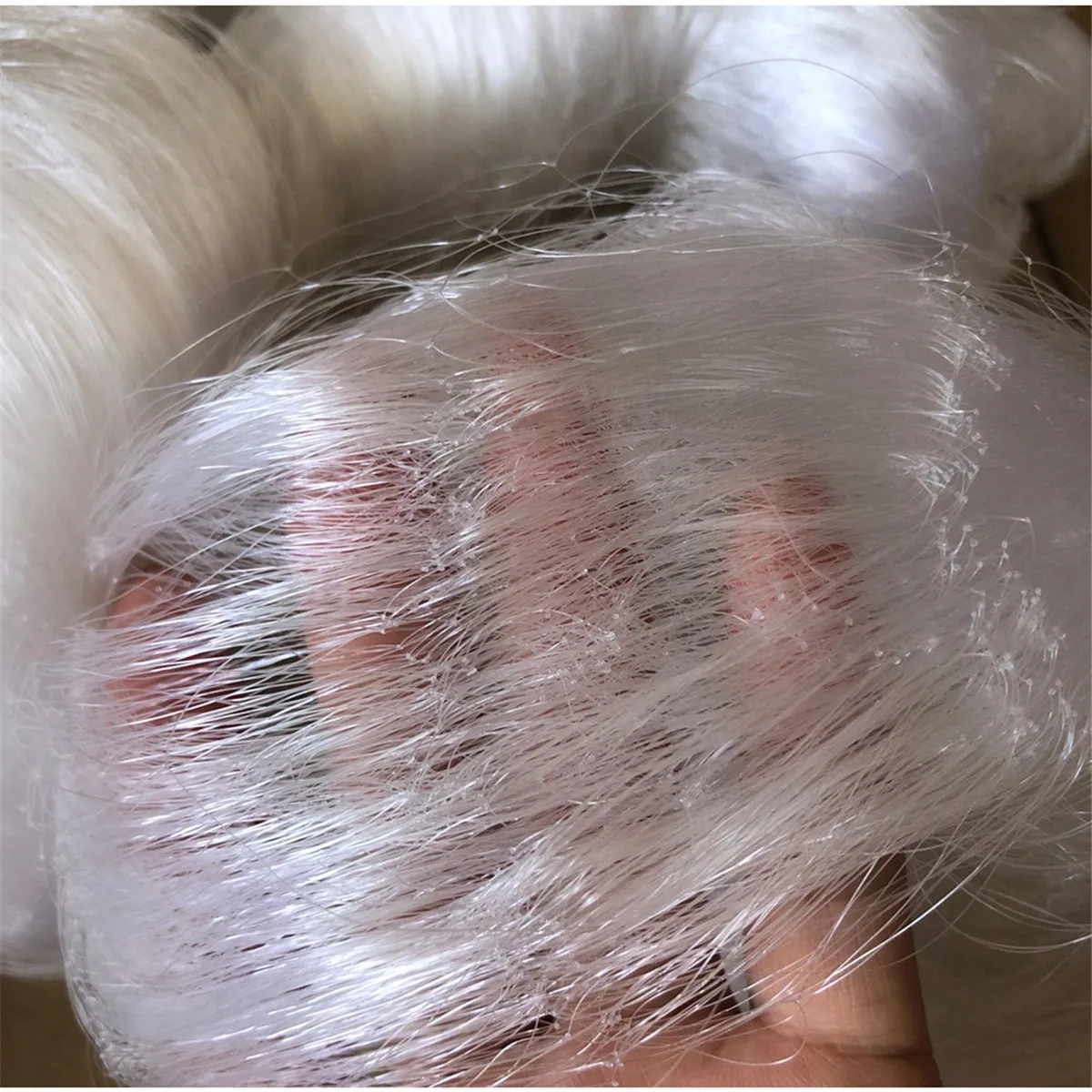 شبكة صيد بطبقة واحدة، شبكة خيشومية من النايلون أحادية الشكل، شبكة سمك المياه العذبة، ارتفاع 1.8 م - 5 م، طول 45 م - 55 م، شبكة 25 مم - 80 مم