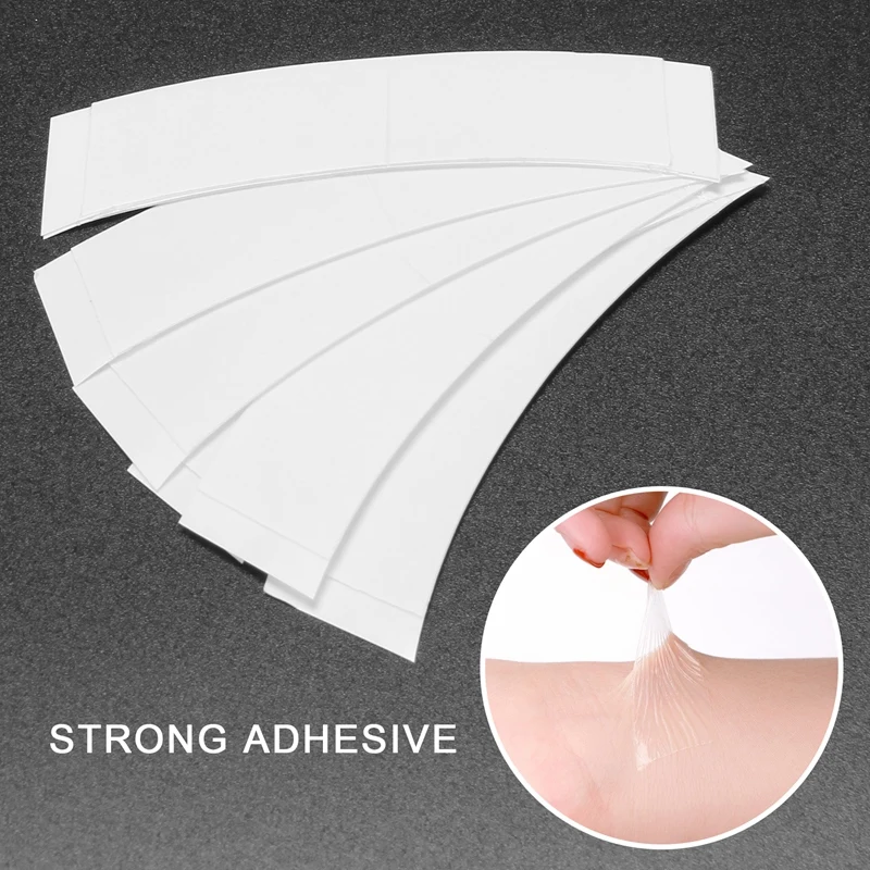 Fita adesiva para peruca estendida, sistema de cabelo fixo, super forte, impermeável, filme de peruca de suor, 72 pcs por lote