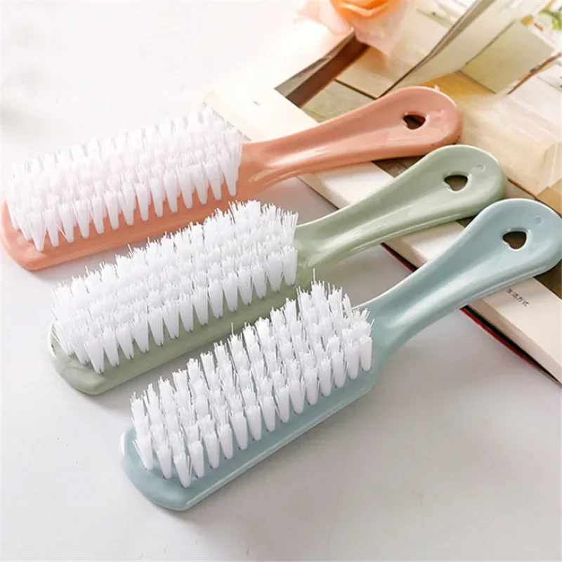 Does not hurt the shoe washing shoe brush, with handle hard bristle cleaning  multi-function